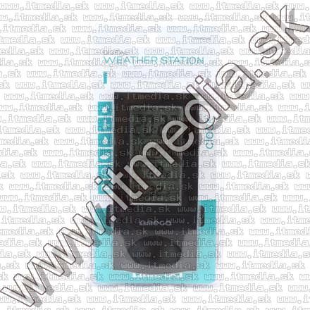 Image of Omega Digitális Időjárás Állomás LCD kijelzővel (Fehér) (42381) (IT10848)